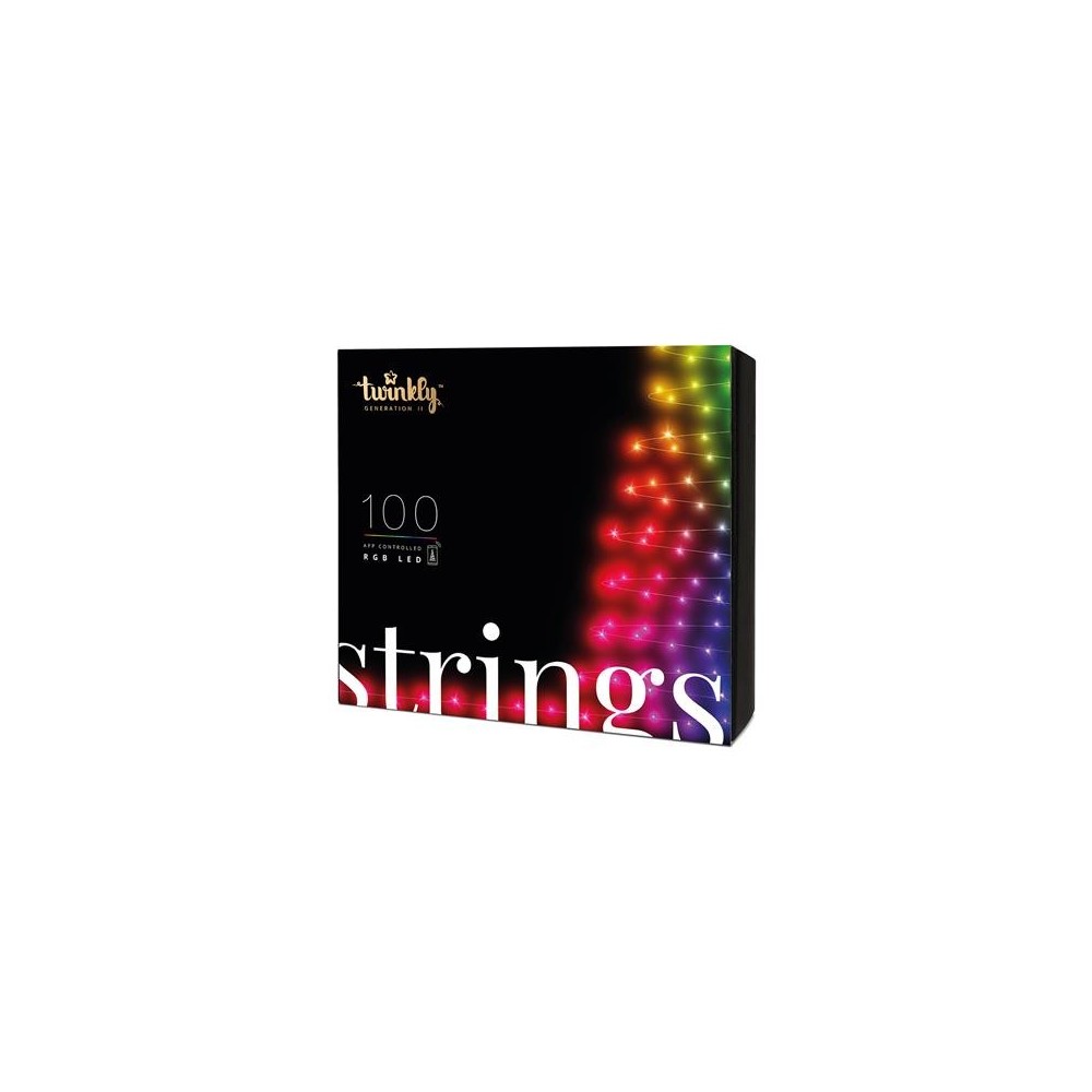 Twinkly jõulutuled 100LED-8m-must juhe-IP44