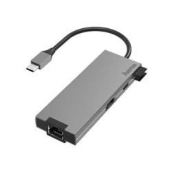 Adap. Hama USB-C pistik - 2xUSB-A-USB-C-HDMI-LAN