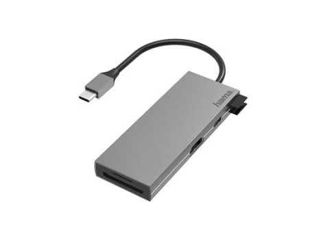 Adap. Hama USB-C pistik  2xUSB-A-USB-C-HDMI-SD-Micro SD