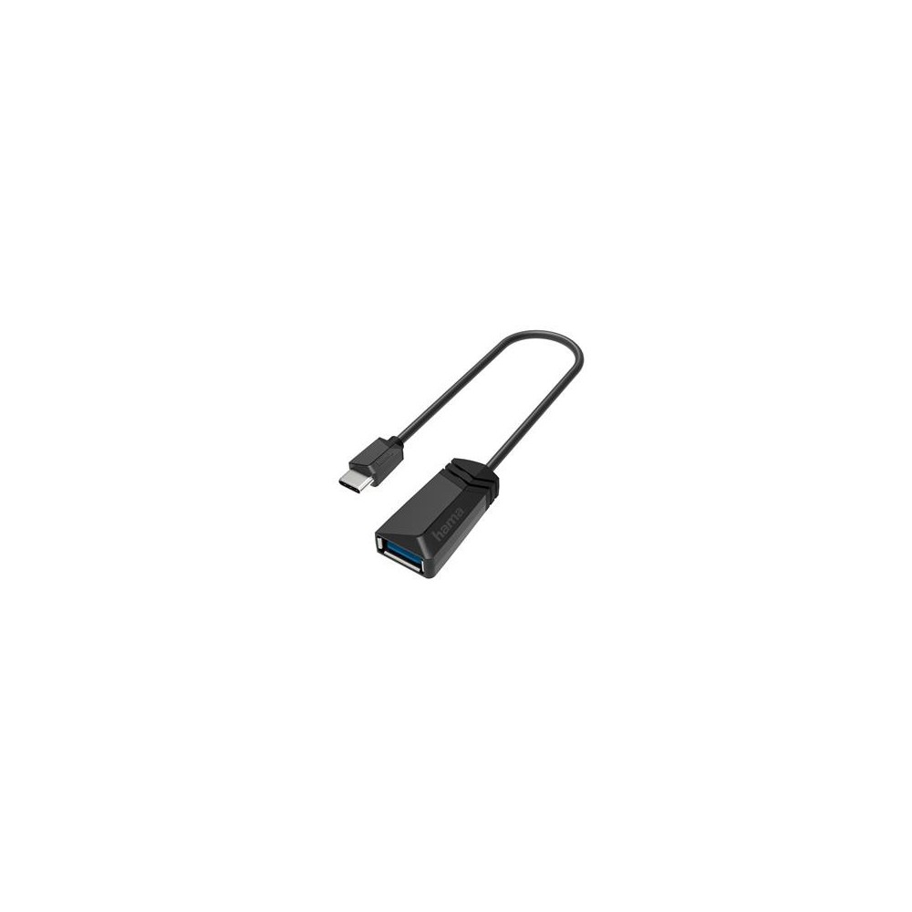 Adap. Hama USB-C pistik  USB 3.1 A pesa, 0,15m