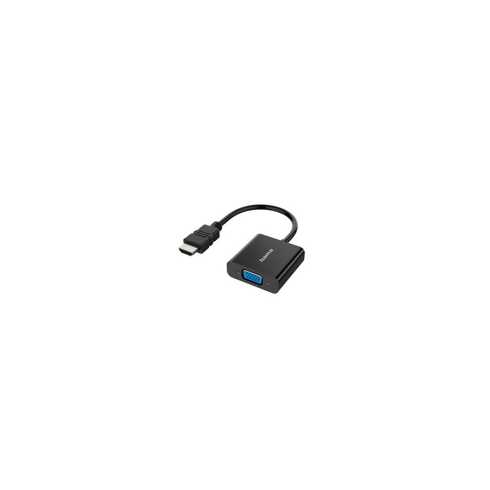 Adapter Hama HDMI pistik - VGA pesa