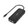 Adap. Hama USB-C-3xUSB-A-USB-C-HDMI-LAN