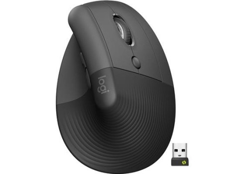 Juhtmata Hiir Logitech Lift Vertical Ergonomic, must