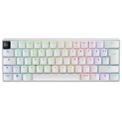 Klaviatuur Logitech Pro X 60 Tactile US W, valge