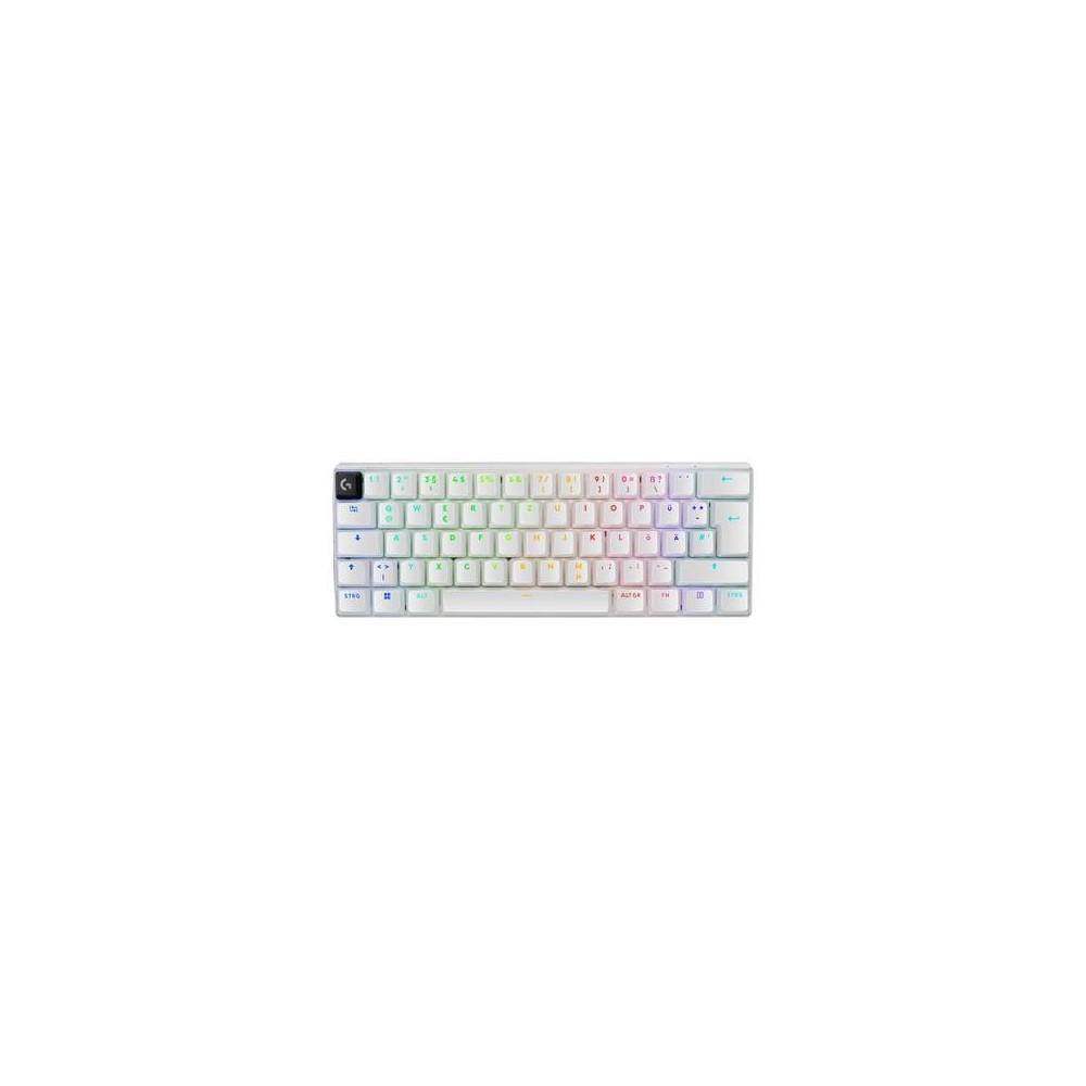 Klaviatuur Logitech Pro X 60 Tactile US W, valge