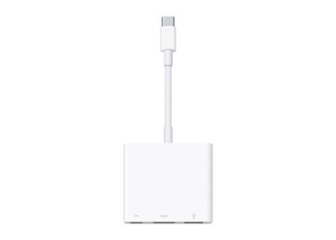 Adapter Apple USB-C pistik- USB-C-HDMI-USB-A pesa