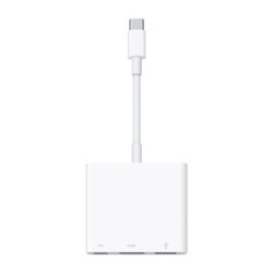 Adapter Apple USB-C pistik- USB-C-HDMI-USB-A pesa