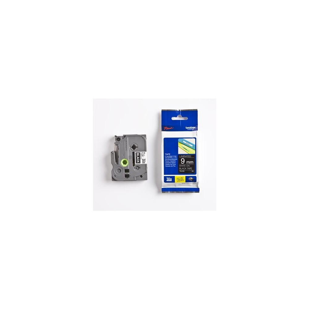 Lint Brother TZE325 9mm valge-must 8m