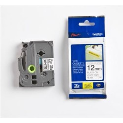 Lint Brother TZES231 12mm must-valge 8m