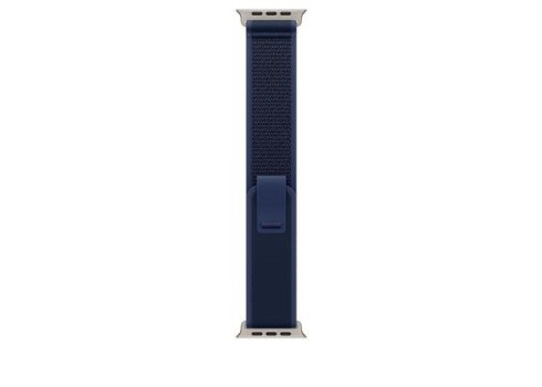 49mm Blue TrailLoop-M-L - Natural Titanium Finish