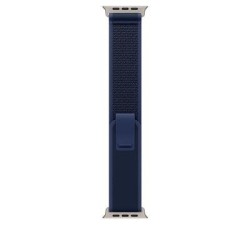 49mm Blue TrailLoop-M-L - Natural Titanium Finish