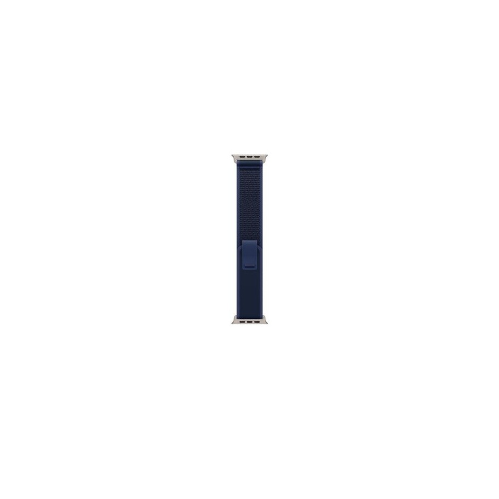 49mm Blue TrailLoop-M-L - Natural Titanium Finish