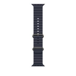 49mm Navy OceanBand - Natural Titanium Finish