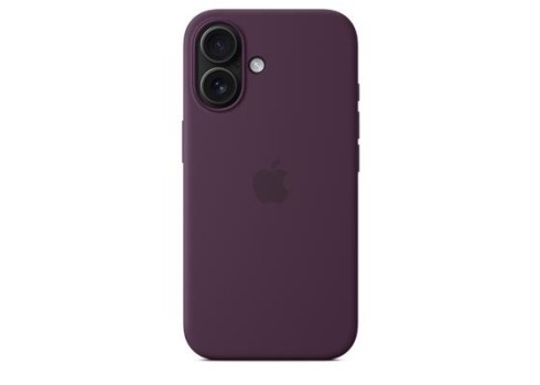 iPhone16 Silicone Case with MagSafe - Plum