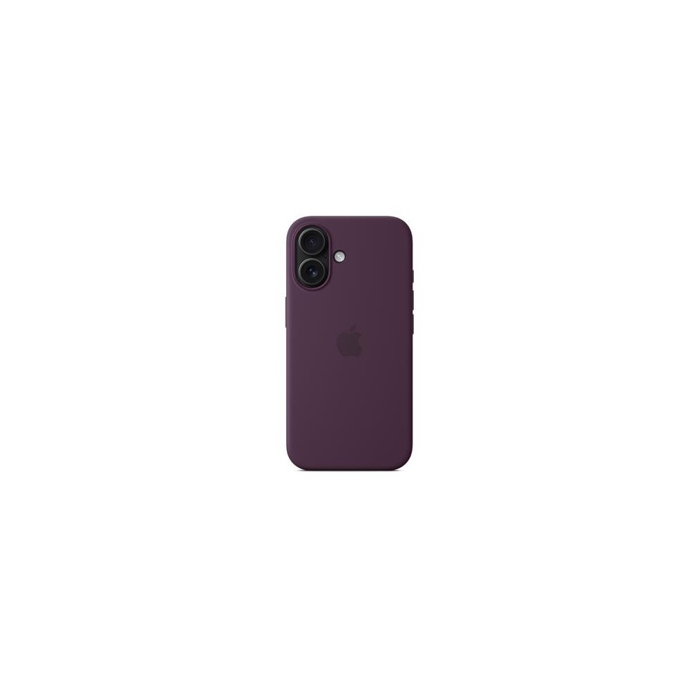iPhone16 Silicone Case with MagSafe - Plum
