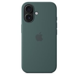 iPhone16 Silicone Case with MagSafe - Lake Green