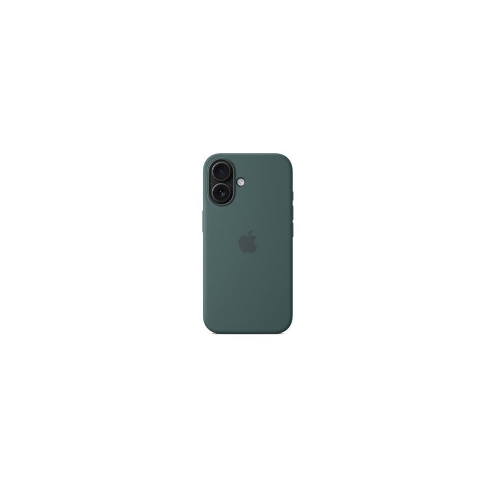 iPhone16 Silicone Case with MagSafe - Lake Green