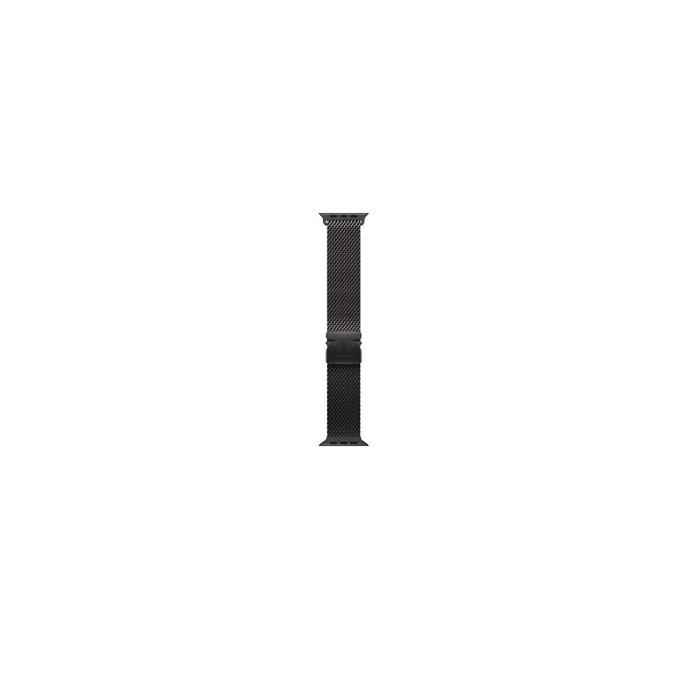 49mm Black Titanium Milanese Loop - Medium