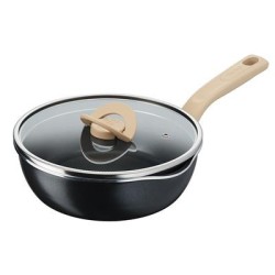 Sügav pann kaanega 24cm, indukstsion, Tefal