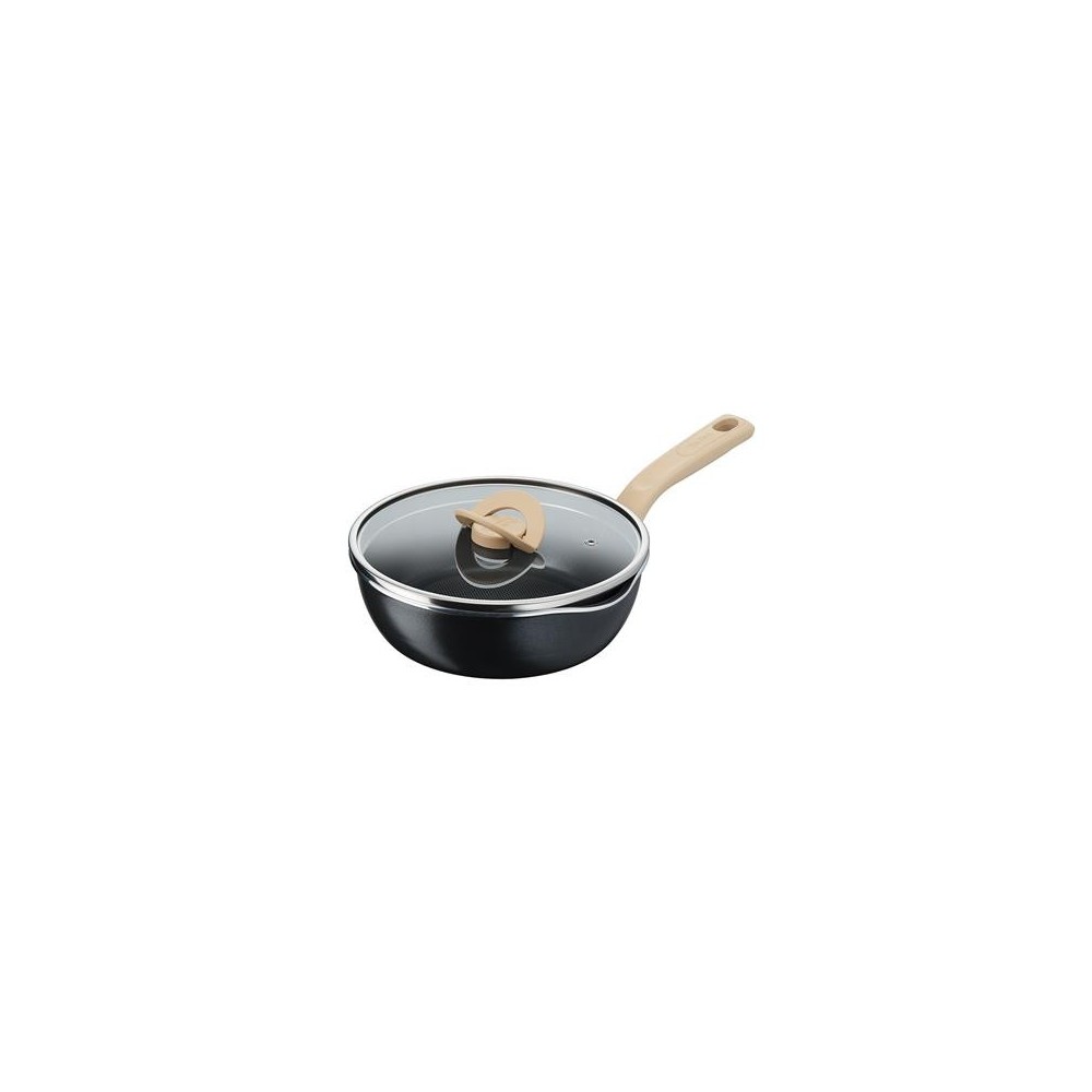 Sügav pann kaanega 24cm, indukstsion, Tefal