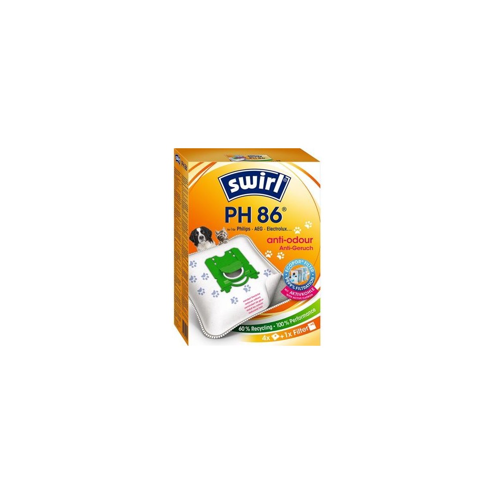 Tolmukotid Swirl MicroPor PET S-bag, 4+1