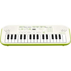 Casio minisüntesaator 32-klahvi - valge-roheline