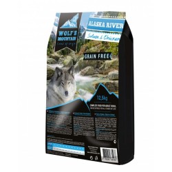 Wolf's Mountain koeratoit ALASKA RIVER teraviljavaba - lõhe & kanalihaga 12,5 kg