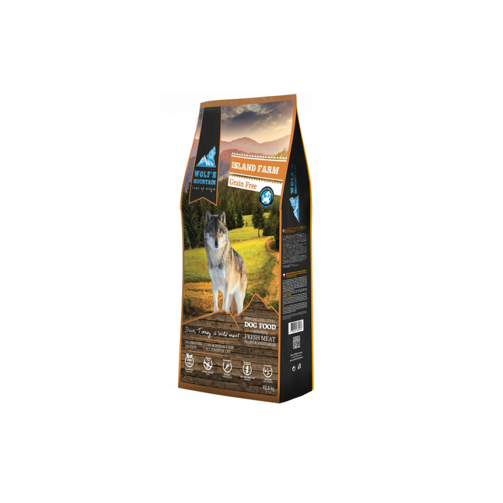 Wolf´s Mountain koeratoit Island Farm 12,5kg