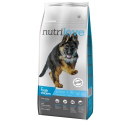 Nutrilove Junior Large Breed chicken koeratoit 12kg