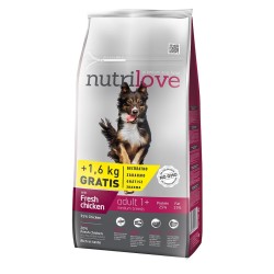 Nutrilove koeratoit adult medium fresh chicken 8kg