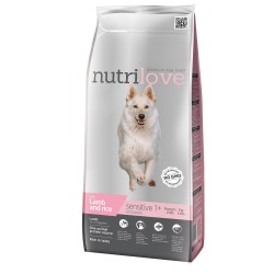 Nutrilove sensitive lamb&rice koeratoit 12kg