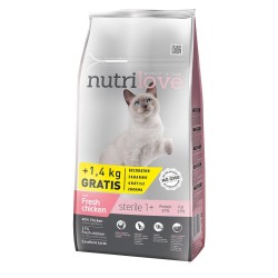 Nutrilove kassitoit sterile 7kg