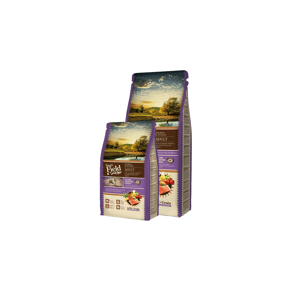SAM’S FIELD Adult Salmon & Potato koeratoit 13kg