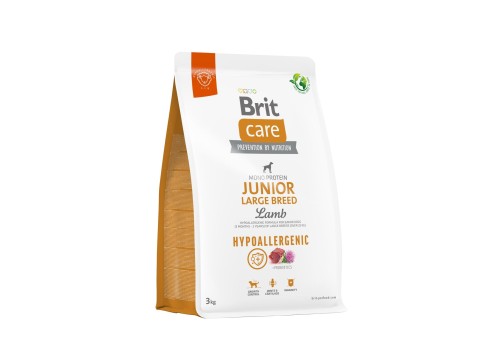 Brit Care Junior Large Breed Lamb & Rice koeratoit 3kg