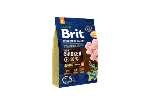 Brit Premium Junior Medium koeratoit 3kg