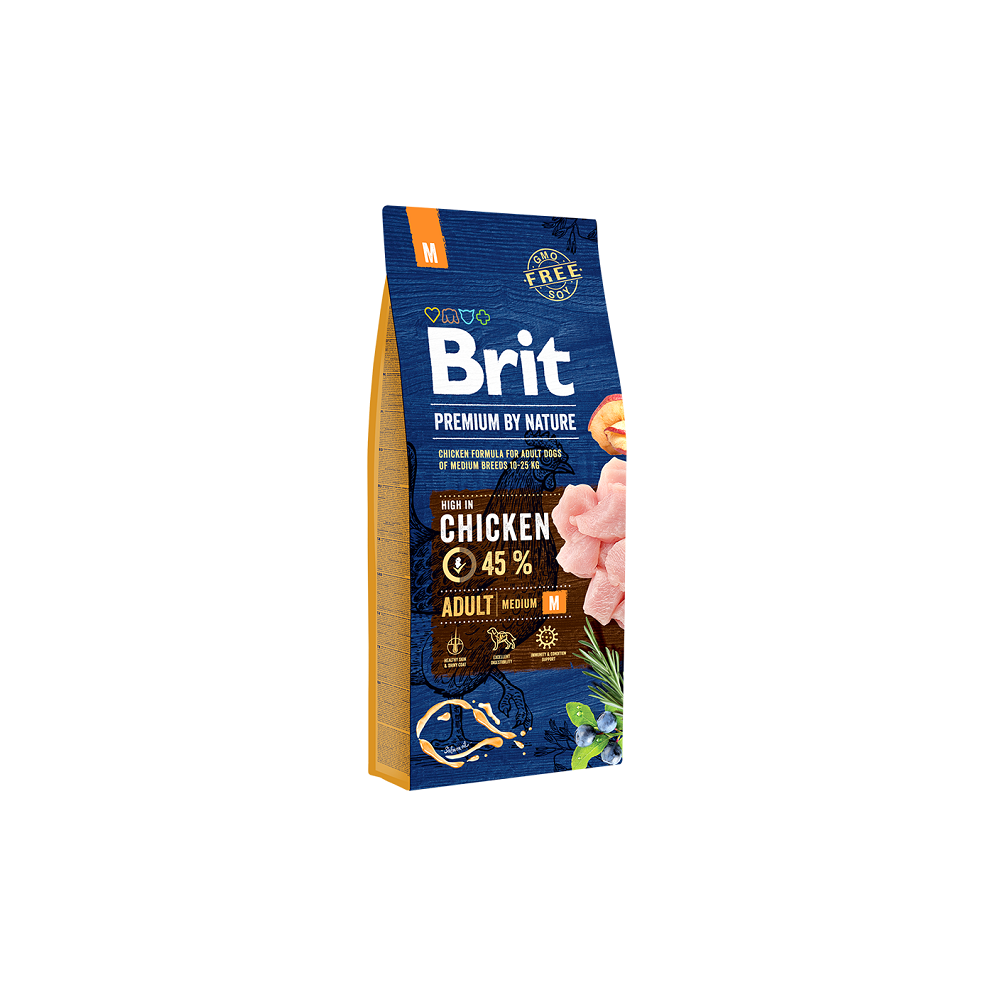 BRIT PREMIUM Adult Medium koeratoit 15kg