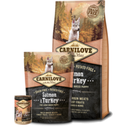 CARNILOVE Salmon & Turkey Large Breed Puppy koeratoit 12kg