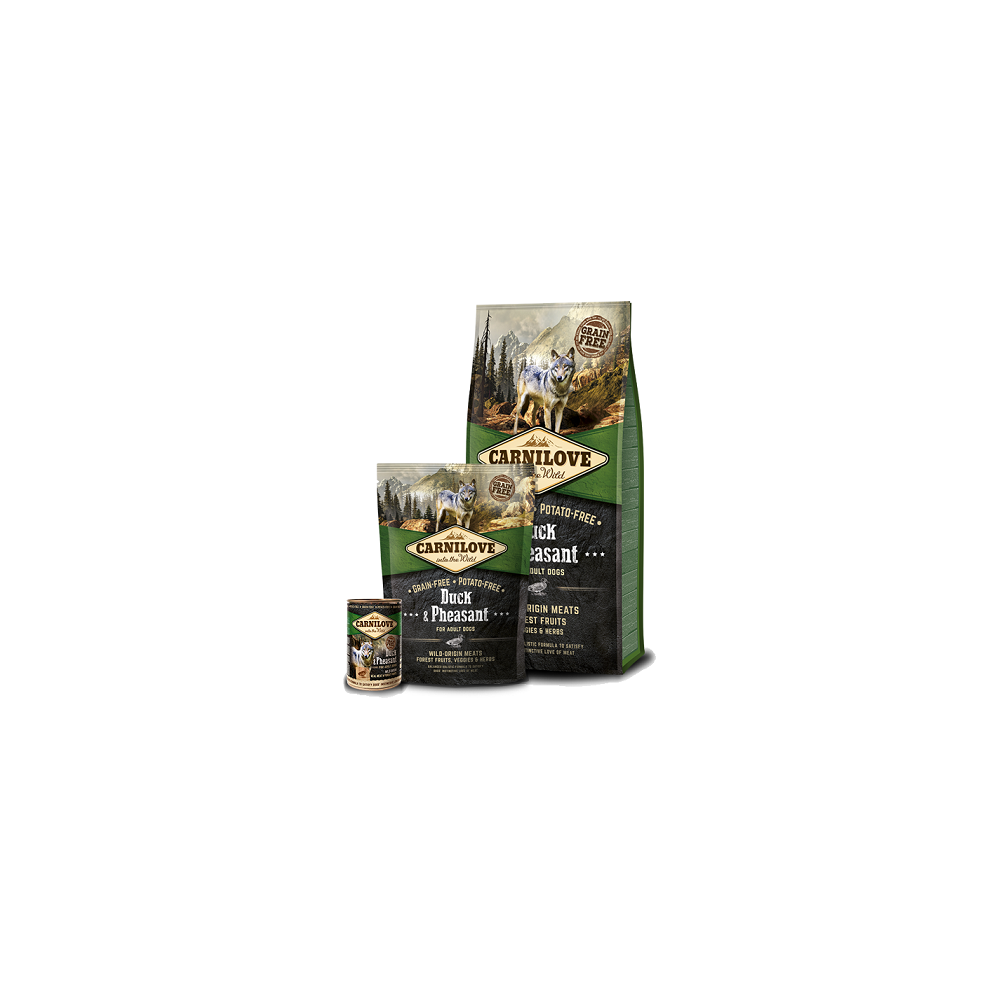 CARNILOVE Duck & Pheasant Adult koeratoit 12kg