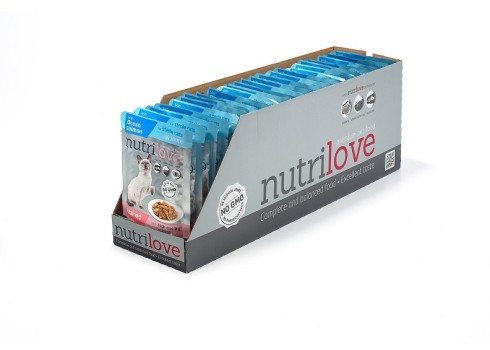 Nutrilove konserv lõhega steriliseeritud kassidele 28X85g