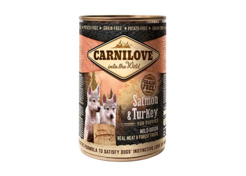 Carnilove koeratoit Wild Meat Salmon & Turkey for Puppies 400g