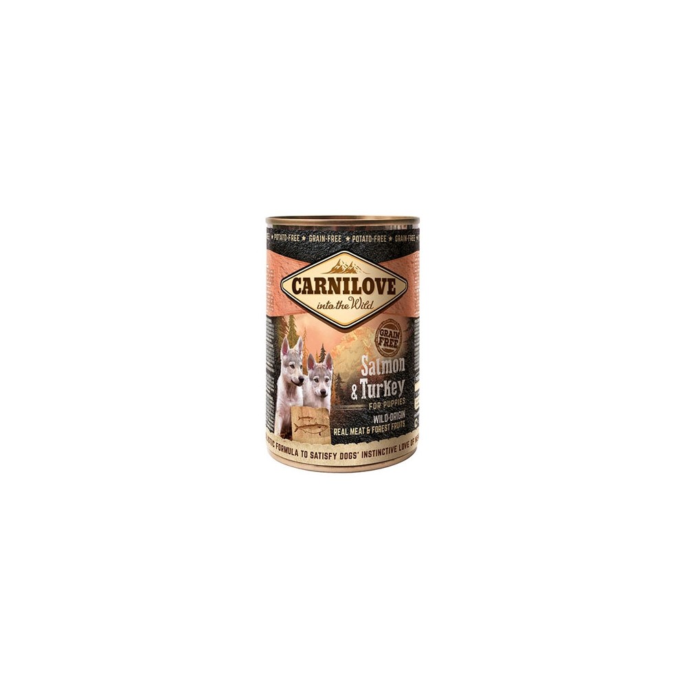 Carnilove koeratoit Wild Meat Salmon & Turkey for Puppies 400g