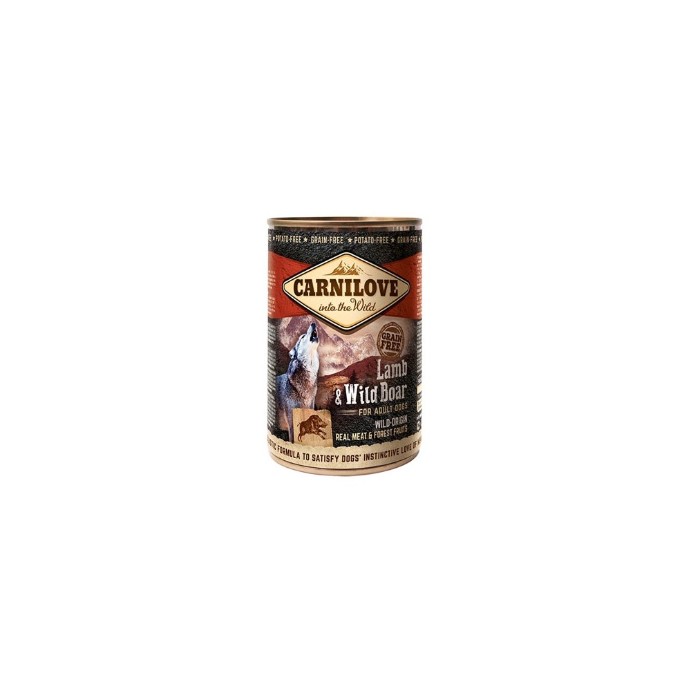 Carnilove koeratoit Lamb & Wild Boar 400g Carnilove koeratoit Lamb & Wild Boar 400g