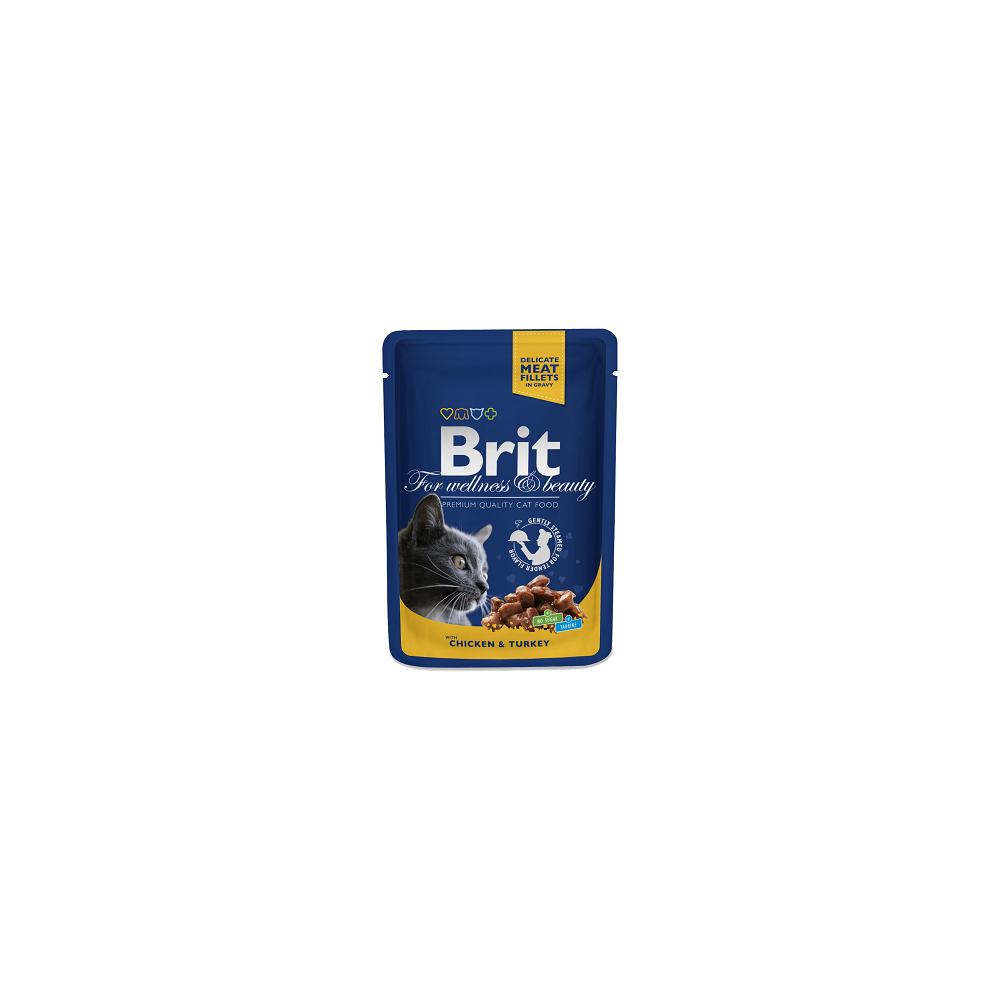 Brit Premium kassikonserv Chicken & Turkey 100g