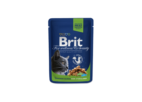 Brit Premium kassikonserv Chicken Slices Sterilised 100g