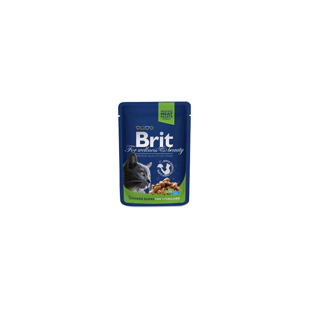 Brit Premium kassikonserv Chicken Slices Sterilised 100g