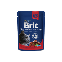 Brit Premium kassikonserv Beef Stew & Peas 100g