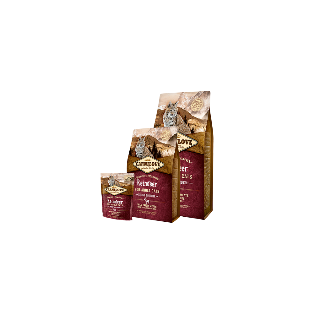 Carnilove Reindeer Energy & Outdoor kassitoit 6kg