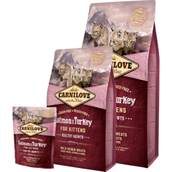 Carnilove Salmon & Turkey Kitten kassitoit 2kg
