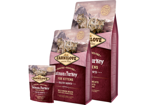 Carnilove Salmon & Turkey Kitten kassitoit 6kg
