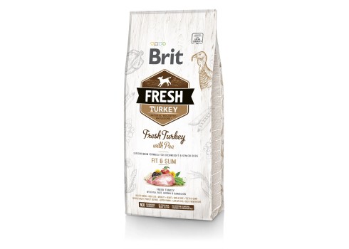 Brit FRESH koeratoit Turkey & Pea for Fit & Slim 2,5kg
